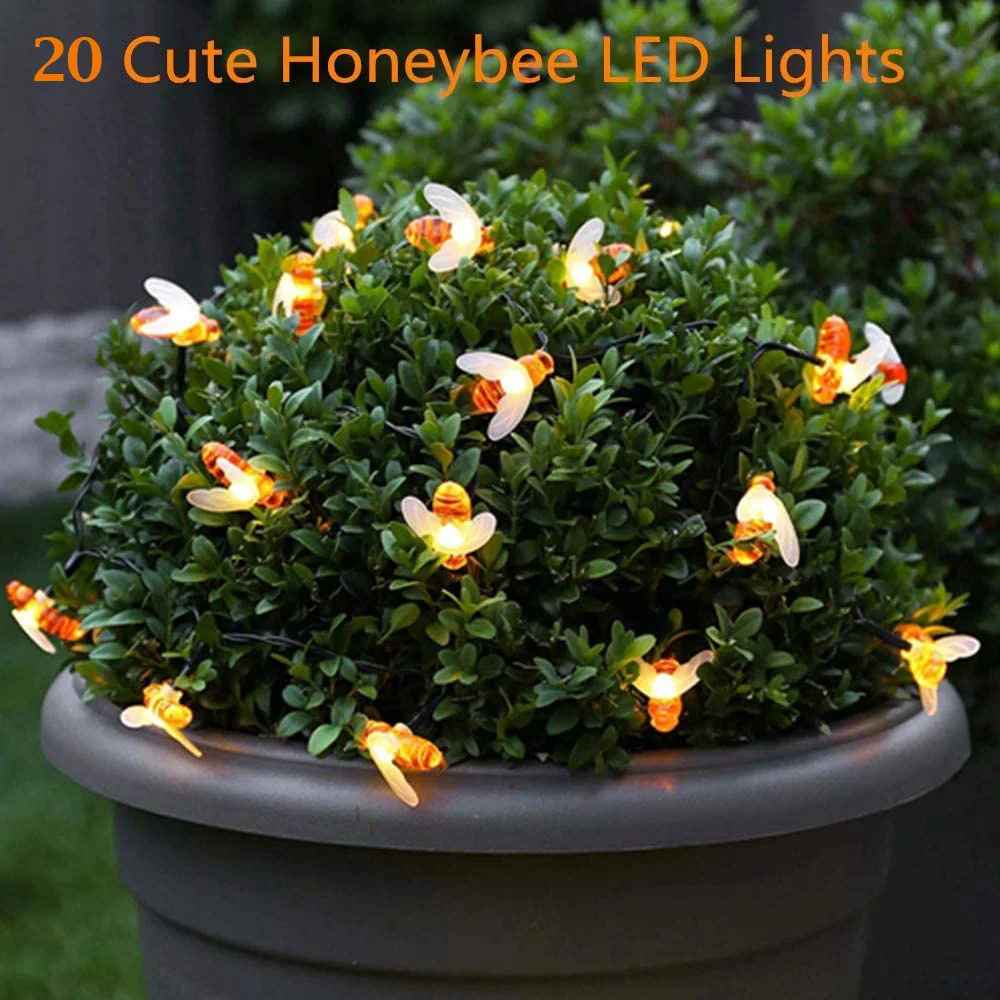 Luz de LED modelo ABEJA con panel Solar
