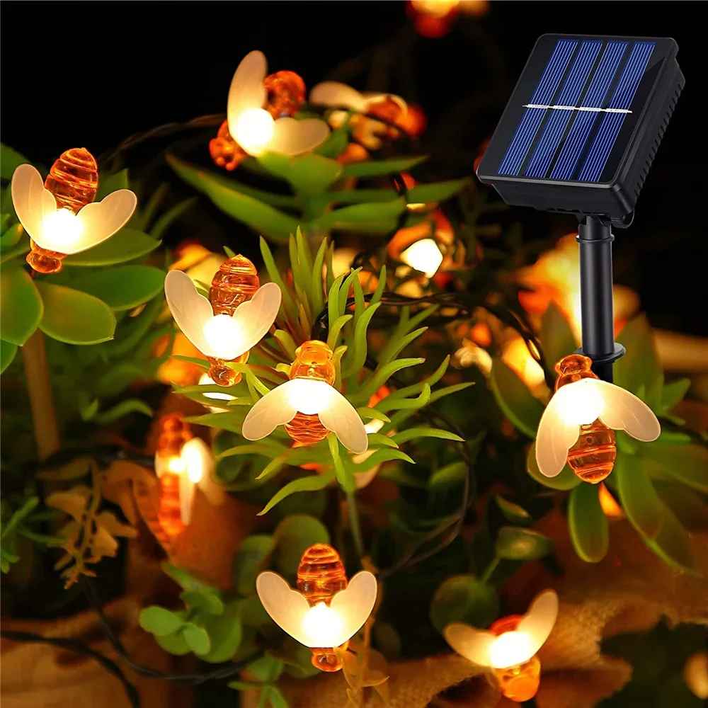 Luz de LED modelo ABEJA con panel Solar