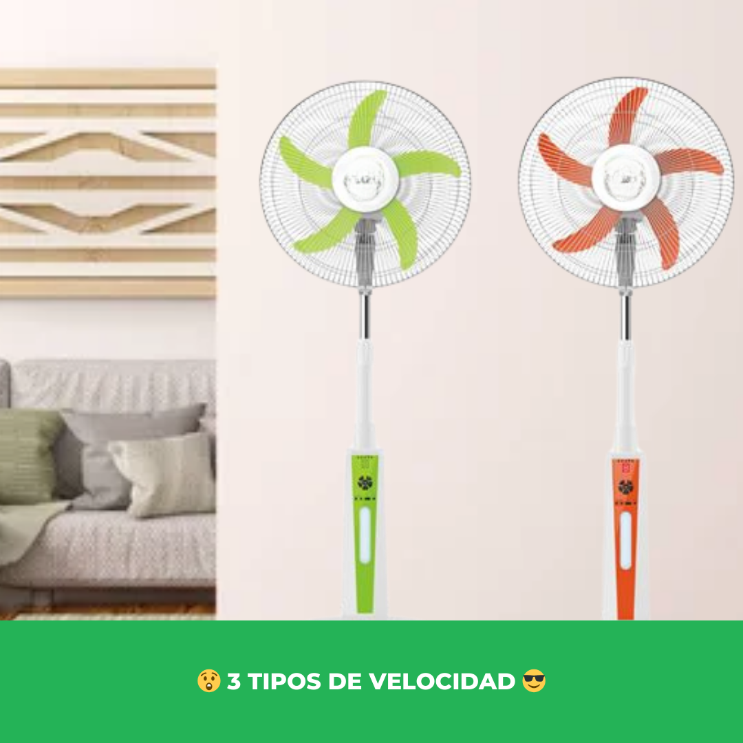 VENTILADORA SOLAR DE PIE