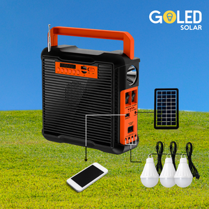 Mini estación de carga portátil con panel solar