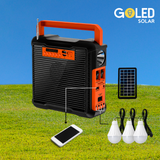 Mini estación de carga portátil con panel solar