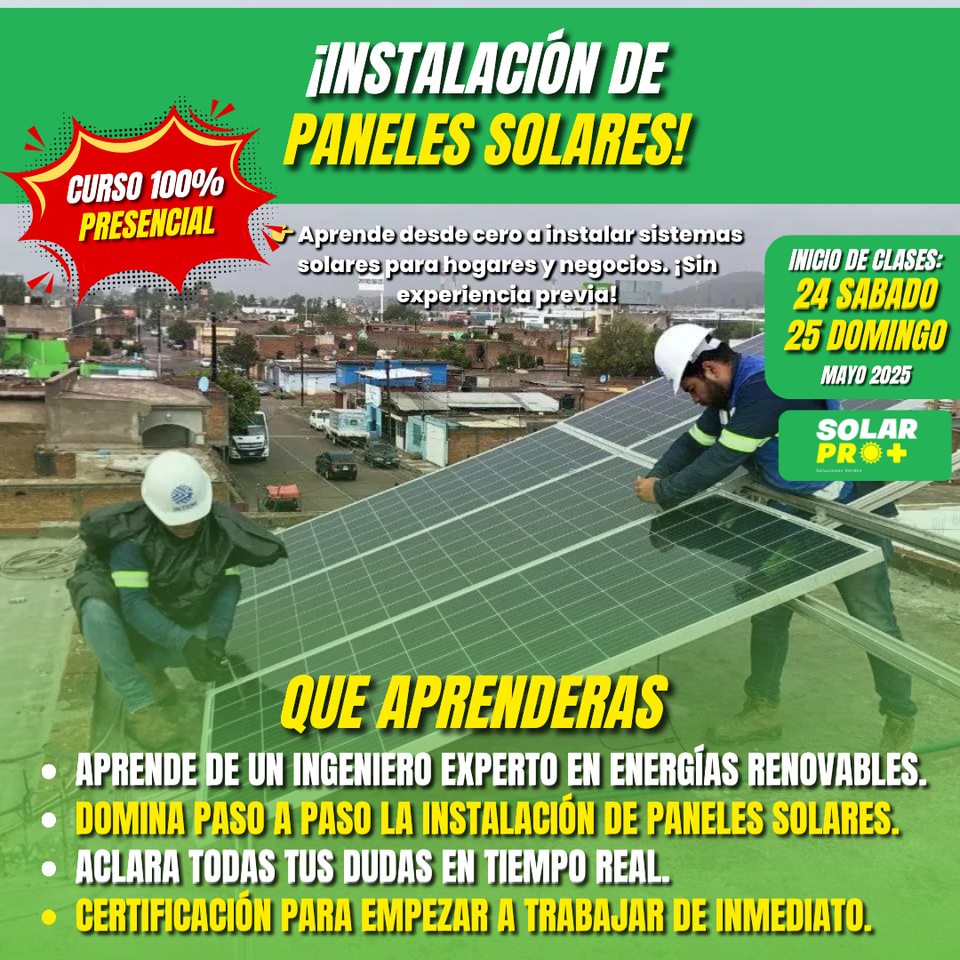 CURSO DE INSTALACION DE PANELES SOLARES