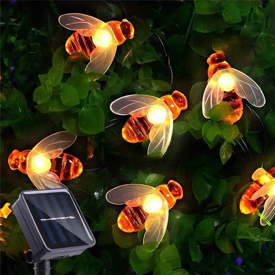 Luz de LED modelo ABEJA con panel Solar