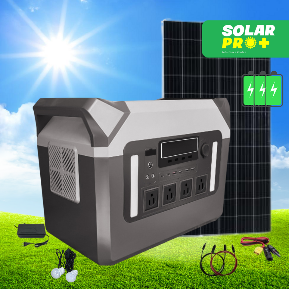 KIT SOLAR PORTATÍL 2000W