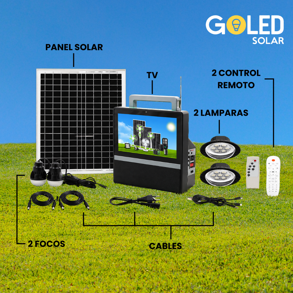 KIT SOLAR CON TV INTEGRADA
