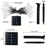 Luz LED modelo GOTA de AGUA con Panel Solar