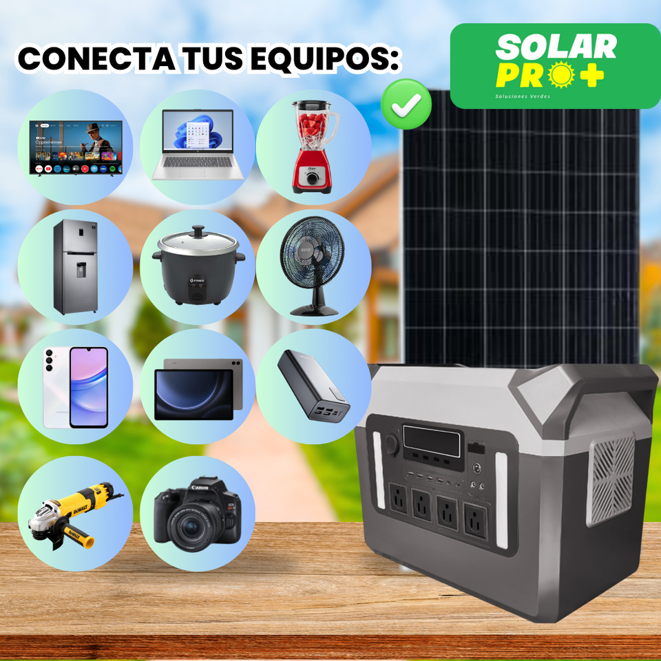 KIT SOLAR PORTATÍL 2000W
