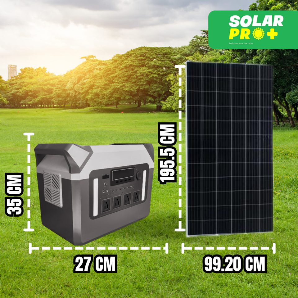 KIT SOLAR PORTATÍL 2000W