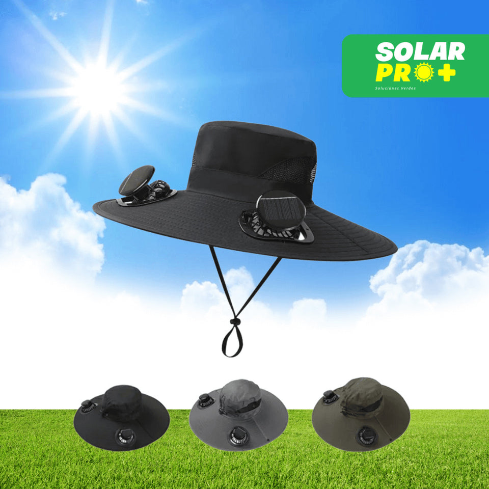 Sombrero con Panel Solar