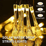 Luz LED modelo GOTA de AGUA con Panel Solar