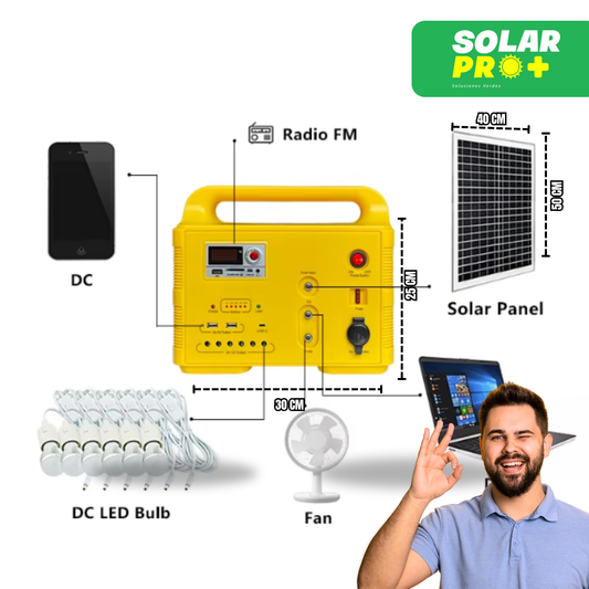 KIT SOLAR PORTATIL SK-1230