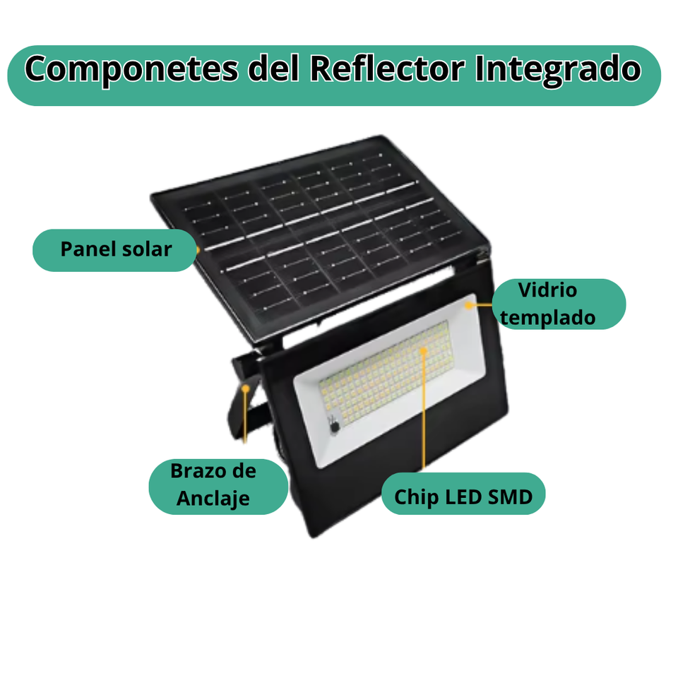Reflector Solar Integrado 100W