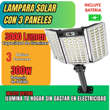 Lampara Solar triple