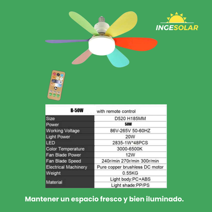 Foco Ventilador 50W