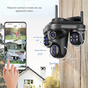 CAMARA DE SEGURIDAD DE 4 LENTES