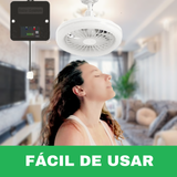 FOCO VENTILADOR CON PANEL SOLAR