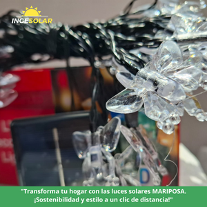 Luz de LED modelo MARIPOSA con panel Solar