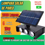 LAMPARA SOLAR DE PARED - ILUMINA SIN PAGAR LUZ