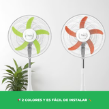 VENTILADORA SOLAR DE PIE